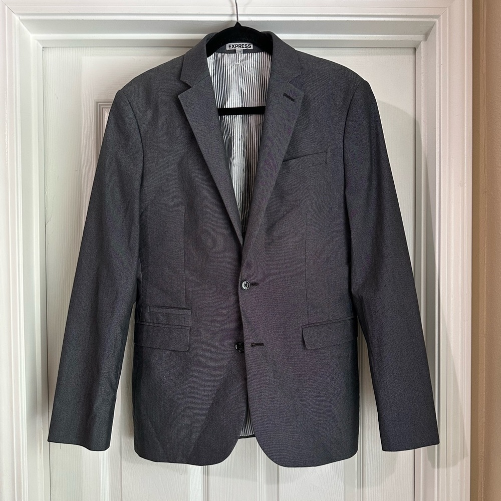 Express Gray Men's Suit Blazer and pant